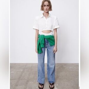 Zara Wide Full-length jeans